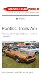 Mobile Screenshot of musclecarworld.com